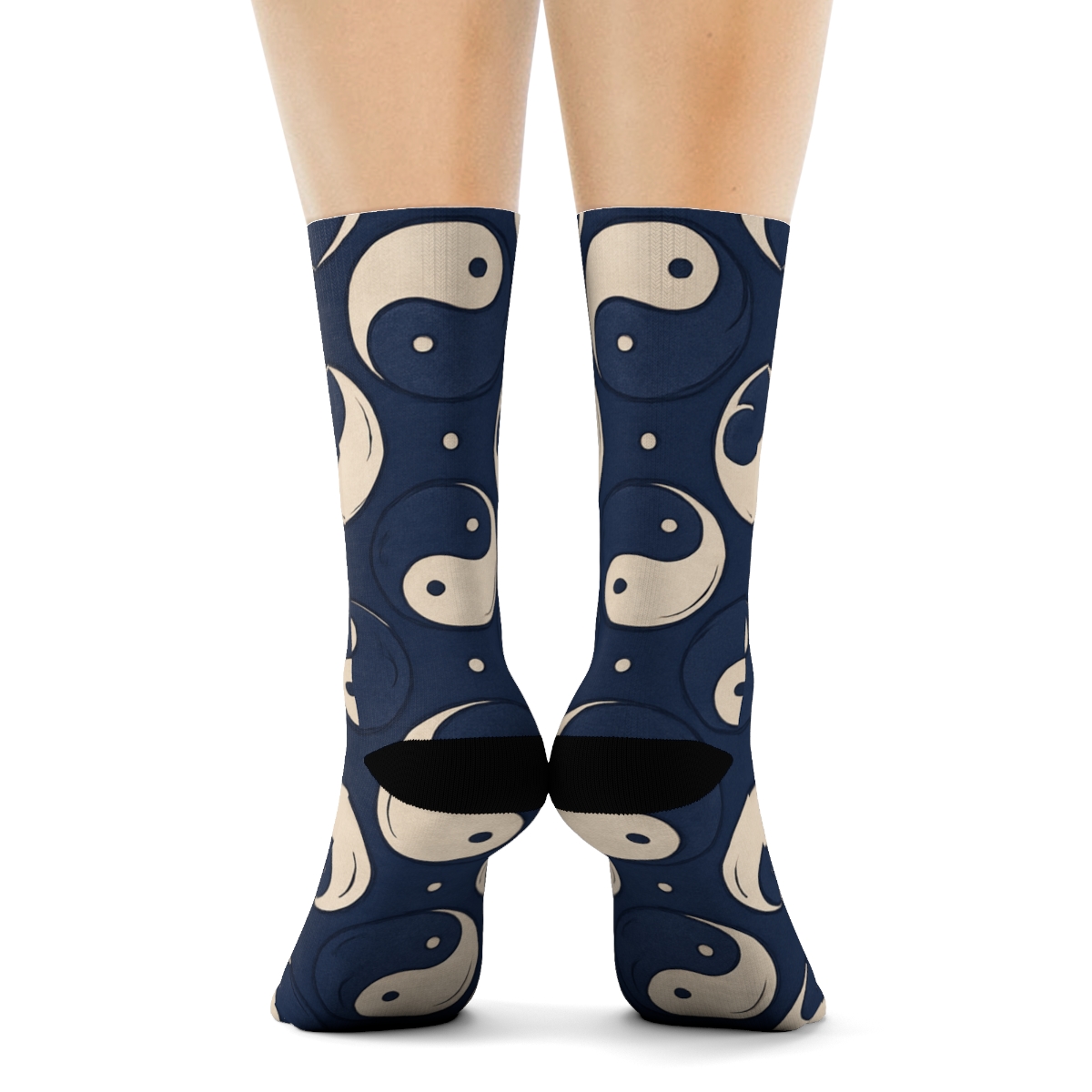 Indigo Koi Duality Ring Tessellation custom crew socks