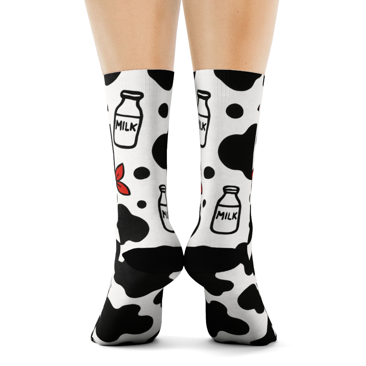 Playful Spot Cluster Scatter stylish athletic crew socks