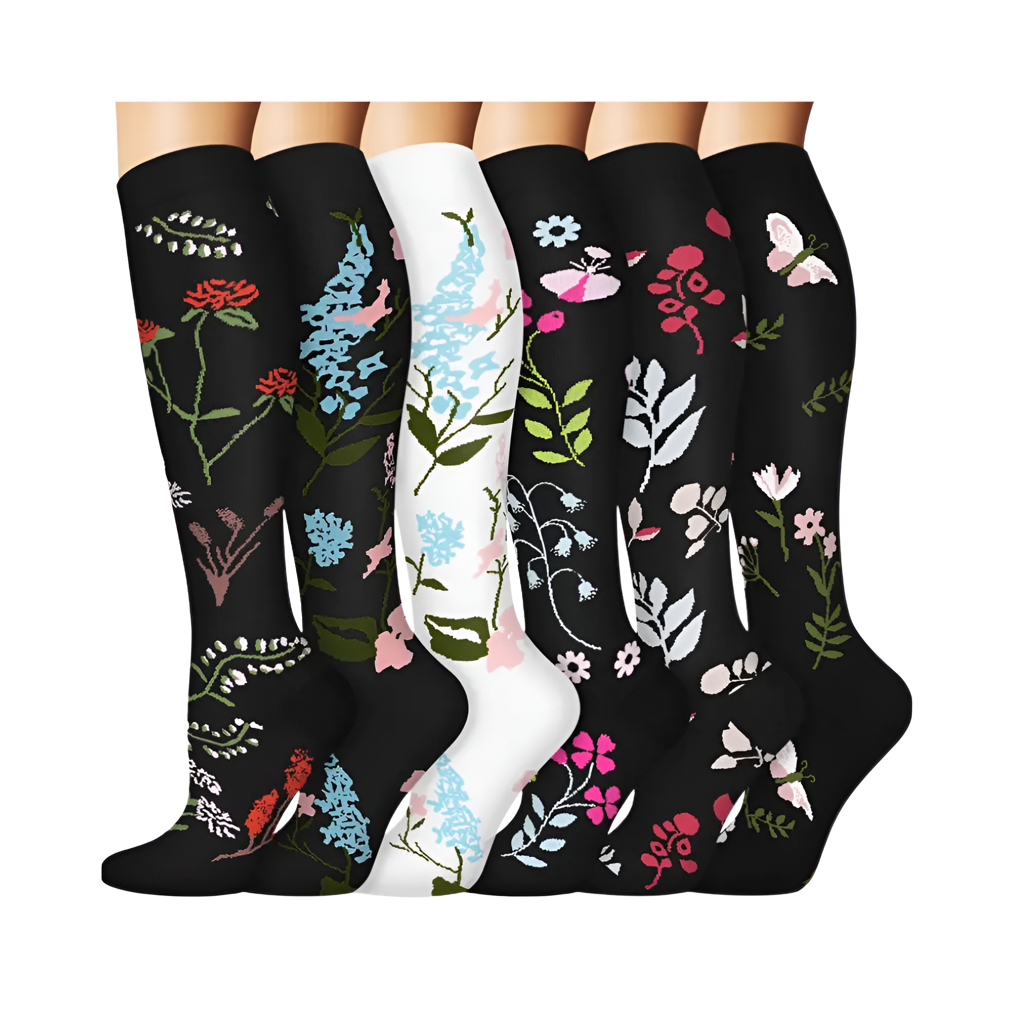 5 Pairs Of Comfortable Compression Socks For Hiking And Running