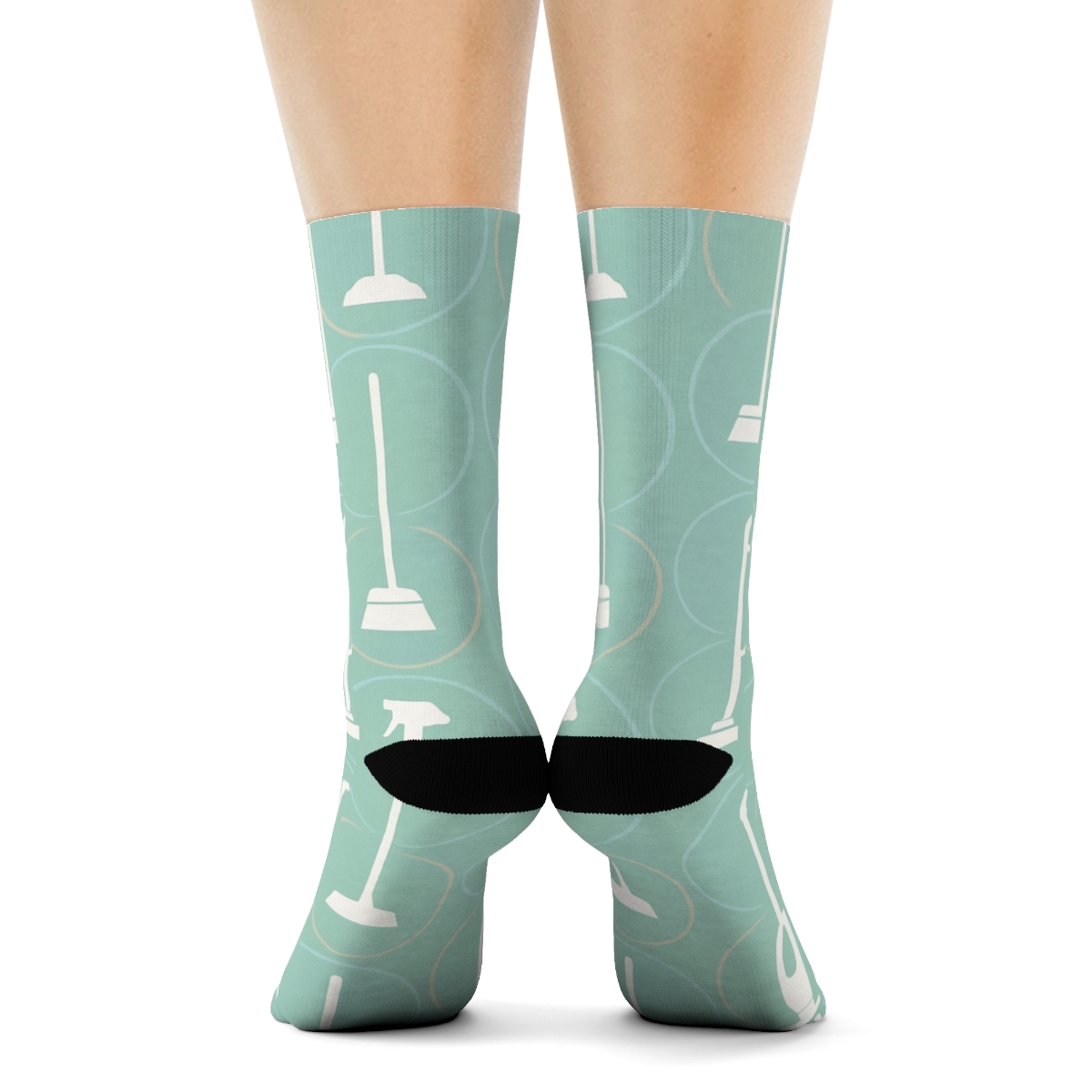 Soap Bubble Lattice Housekeeper Edition personalized crew socks