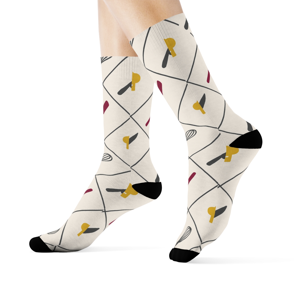Kitchen Tool Lattice Chef Edition stylish athletic crew socks