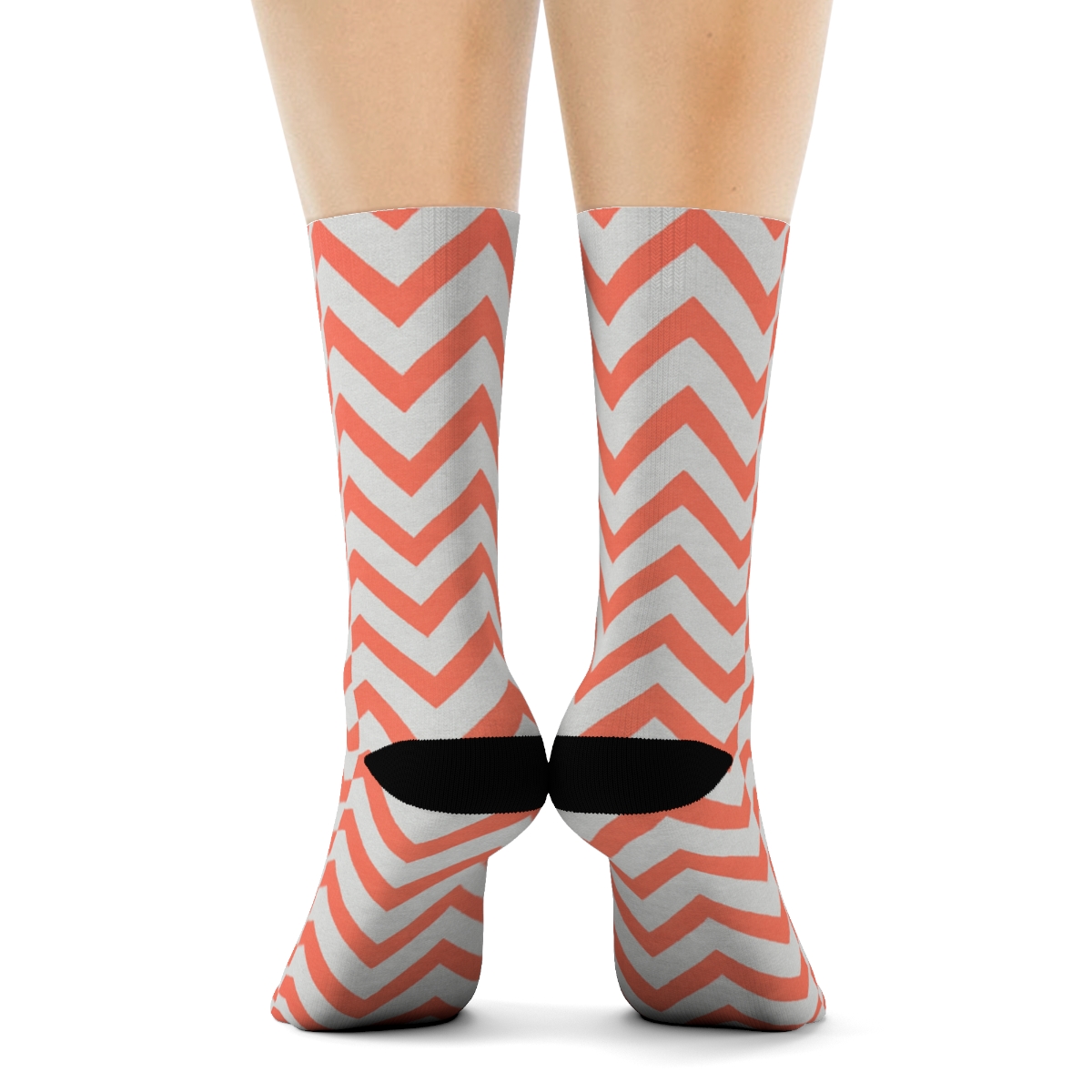 Slim Chevron March premium sports crew socks