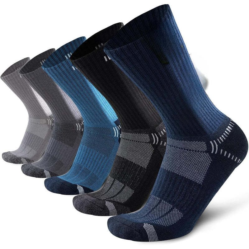 5 Pack Running Anti Blister Socks Comfortable Sweat Wicking