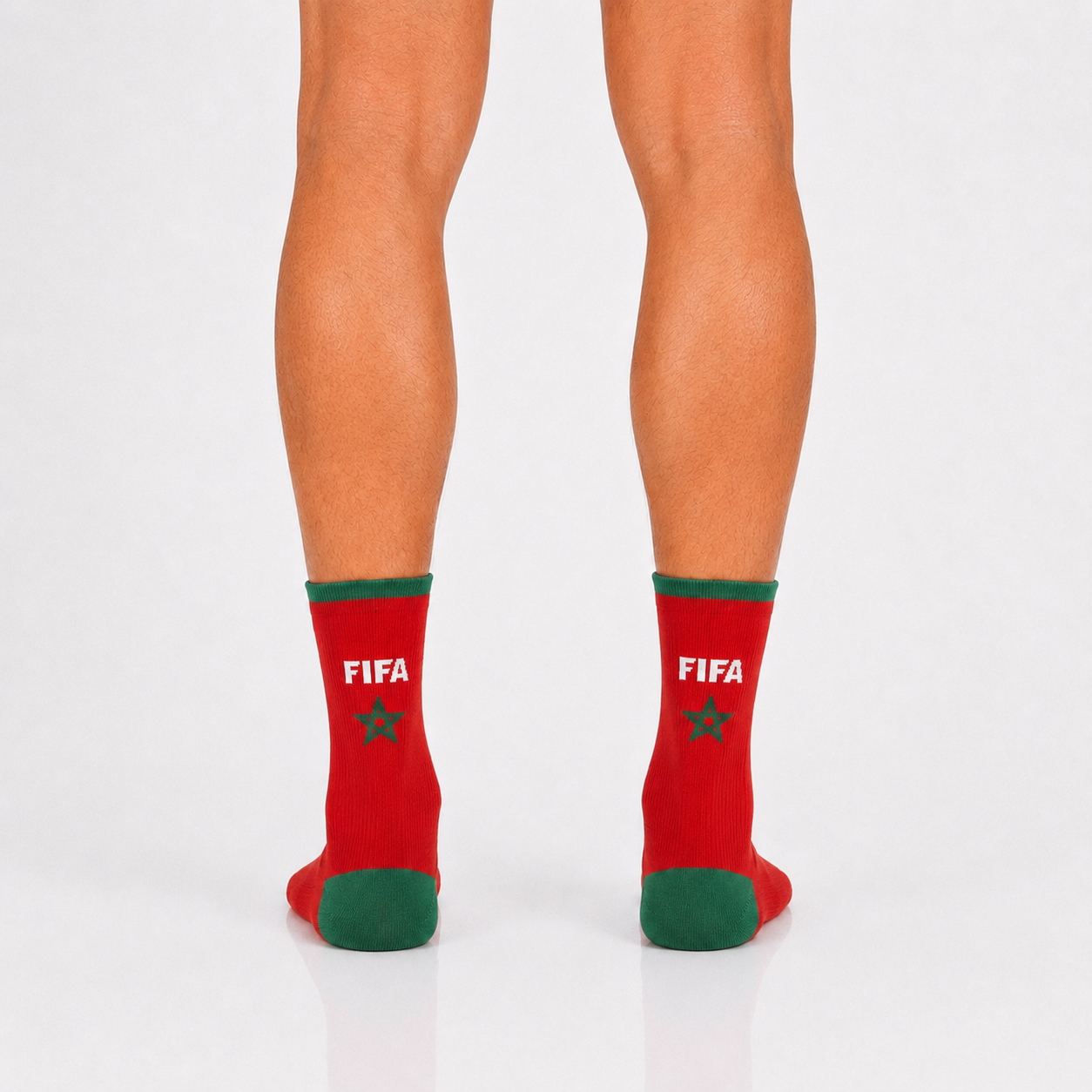 Unisex FIFA 2026 Morocco Soccer Fan Sports Themed SocksUnisex FIFA 2026 Morocco Soccer Fan Sports Themed Socks - Image 4