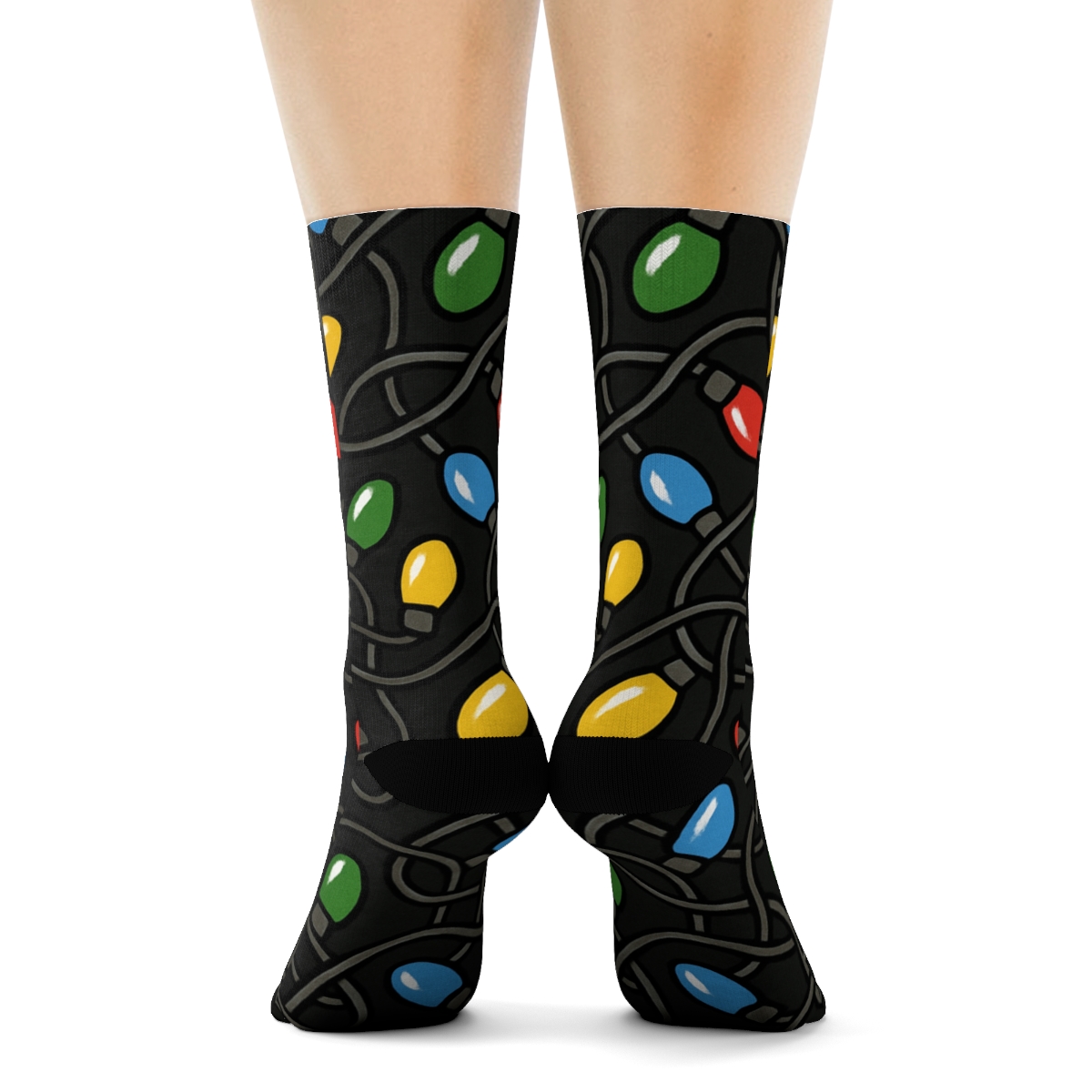 Candy Strand Cartoon Glow soft everyday crew socks