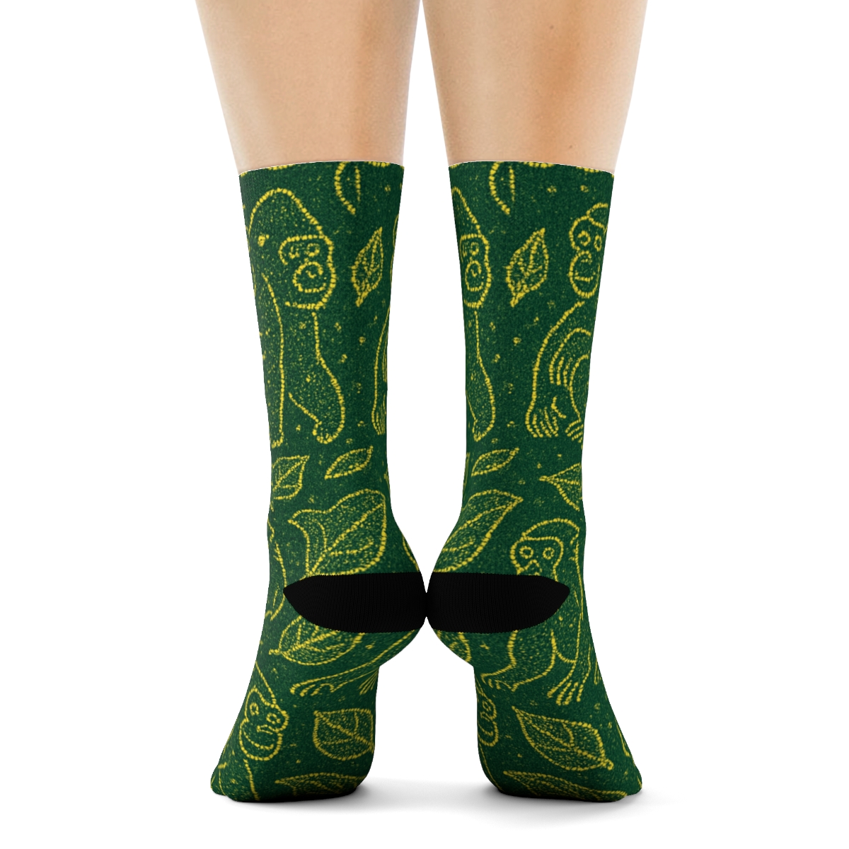 Ape Constellation Canopy Grid personalized crew socksApe Constellation Canopy Grid Crew Socks - Image 4