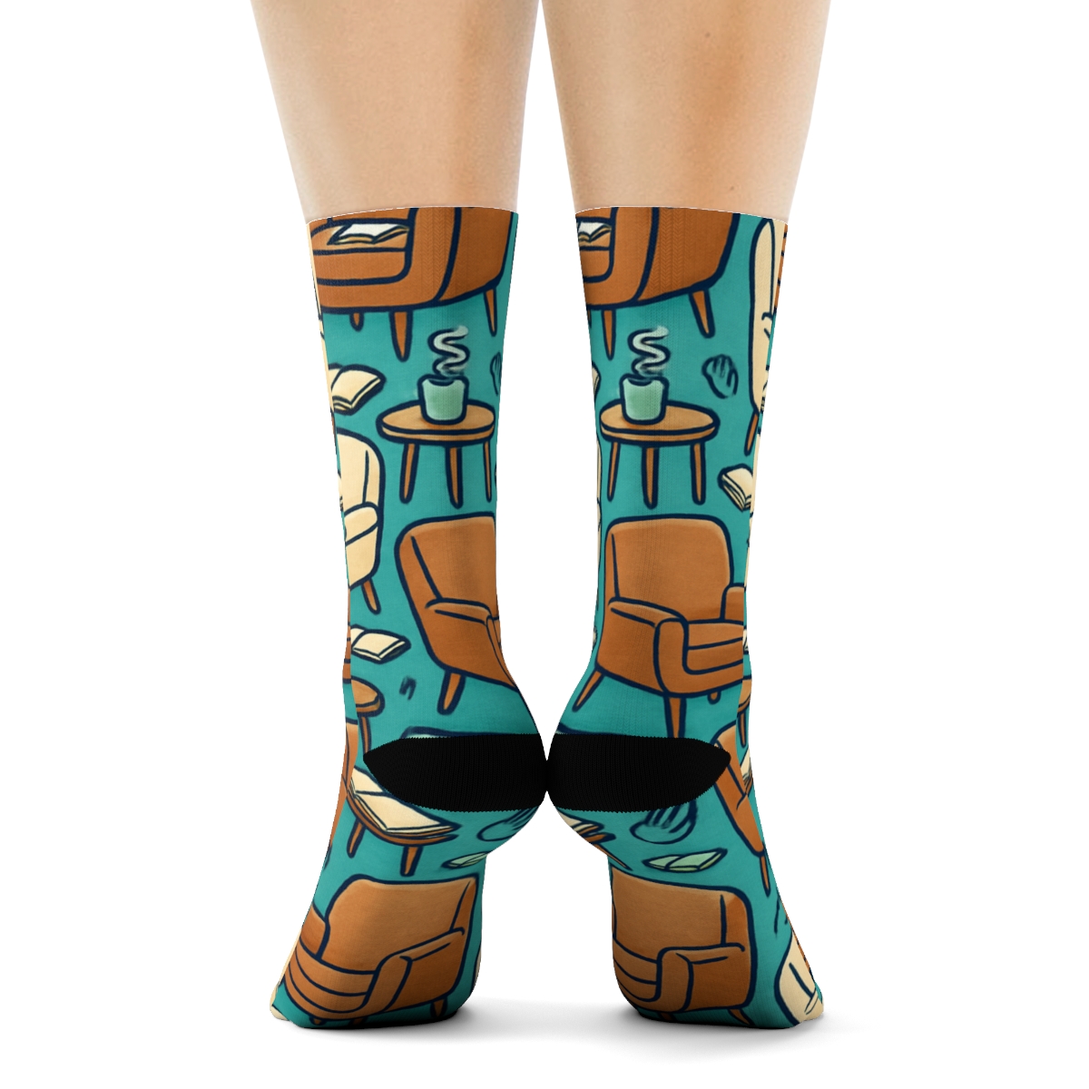 Therapy Chair Tessellation For Counselor Calm stylish athletic crew socks