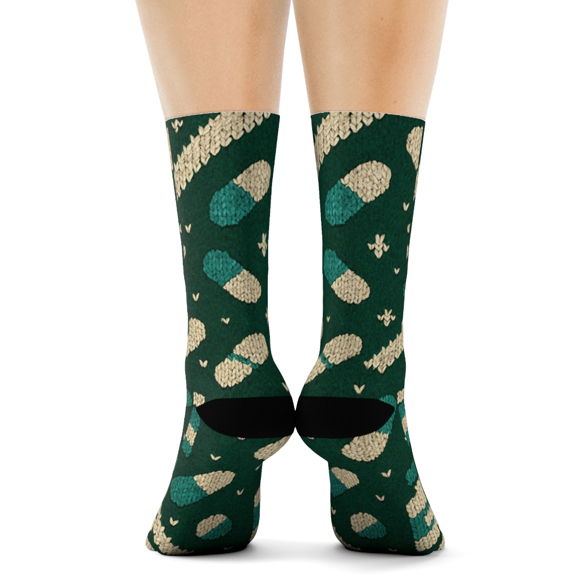 Pharmacist Constellation Capsule Knit unique graphic crew socks