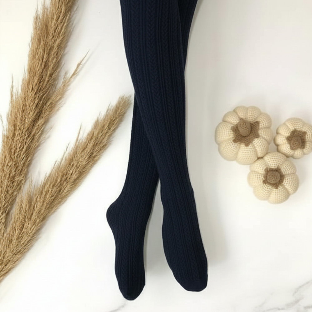 Braided Knit Tights For WomenBraided Knit Tights For Women - Image 7