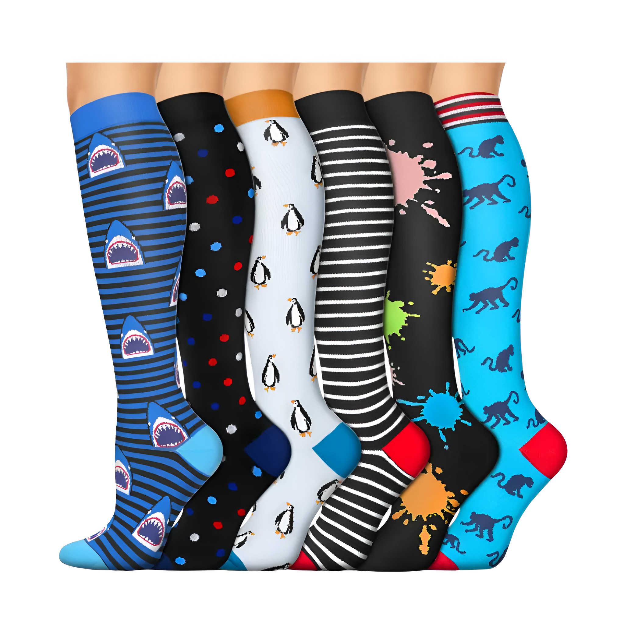 5 Pairs Of Comfortable Compression Socks For Hiking And Running