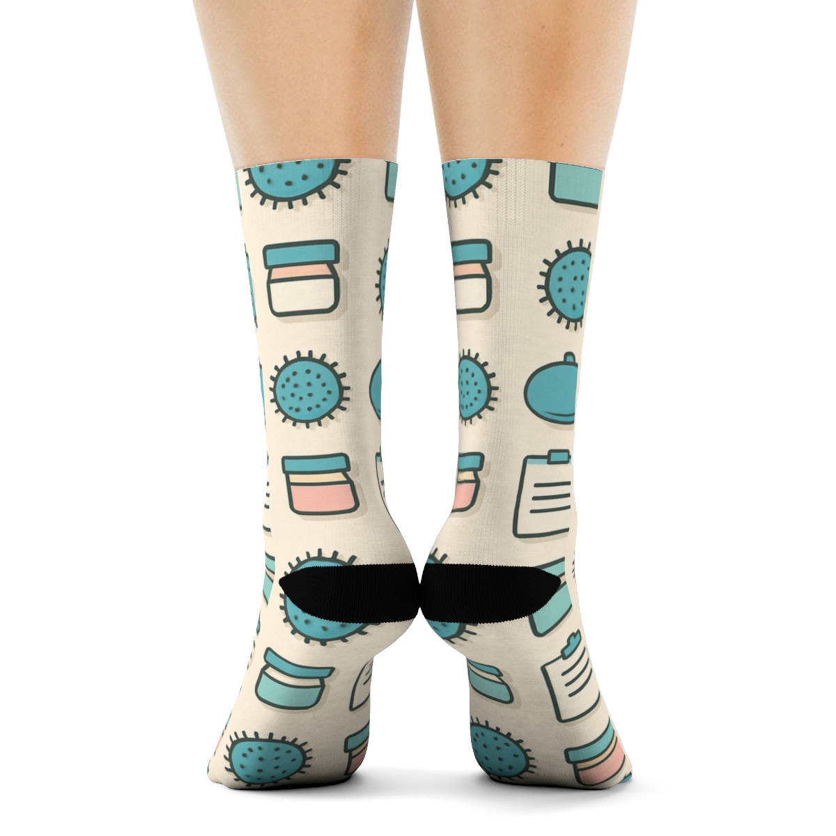 Calming Grid Of Therapy Tools With Occupational Therapist Focus premium sports crew socks