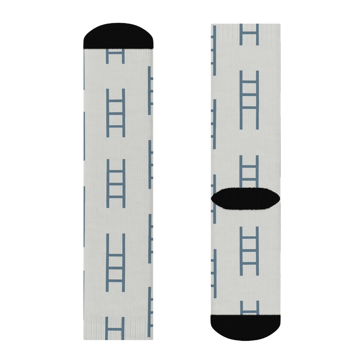 Fine Ladder Shift unique graphic crew socks