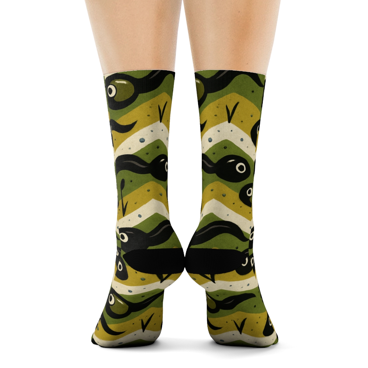 Tadpole Chevron March premium sports crew socks