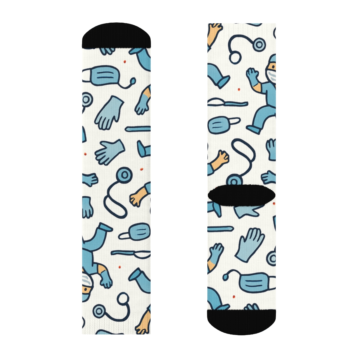 Surgical Instrument Parade For Surgeon premium sports crew socks
