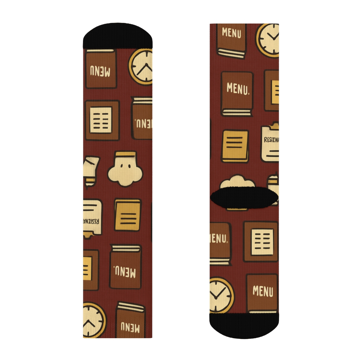Cherry Service Symphony for Restaurant manager Teams Crew Socks