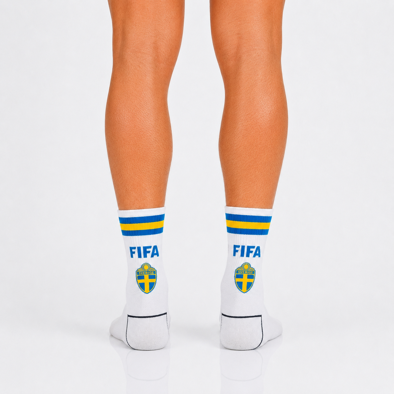 Unisex FIFA 2026 Sweden Soccer Fan Sports Themed SocksUnisex FIFA 2026 Sweden Soccer Fan Sports Themed Socks - Image 4