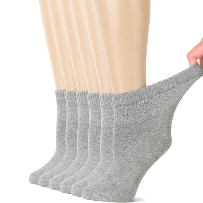 6 Pairs Bamboo Stretchy Diabetic Socks – All-Day Comfort and Support