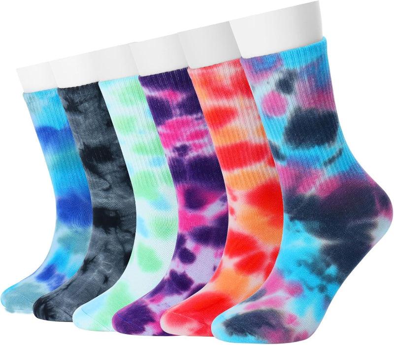 Tie Dye Crew Socks
