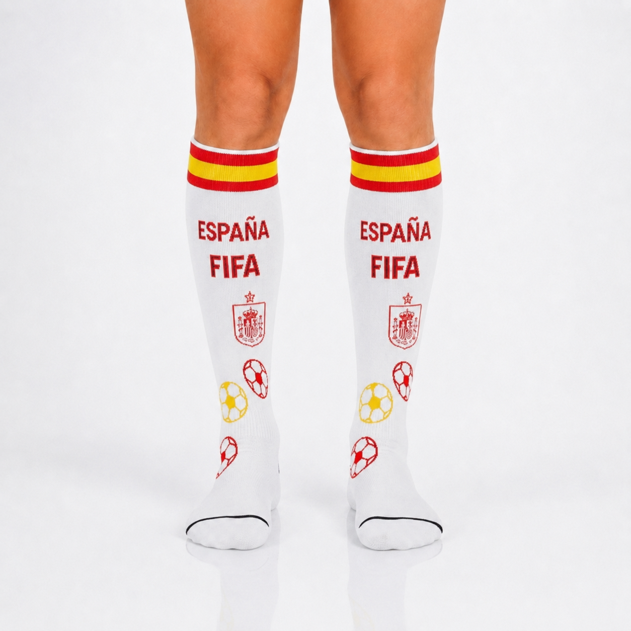 Unisex FIFA 2026 Spain Soccer Fan Sports Themed Socks