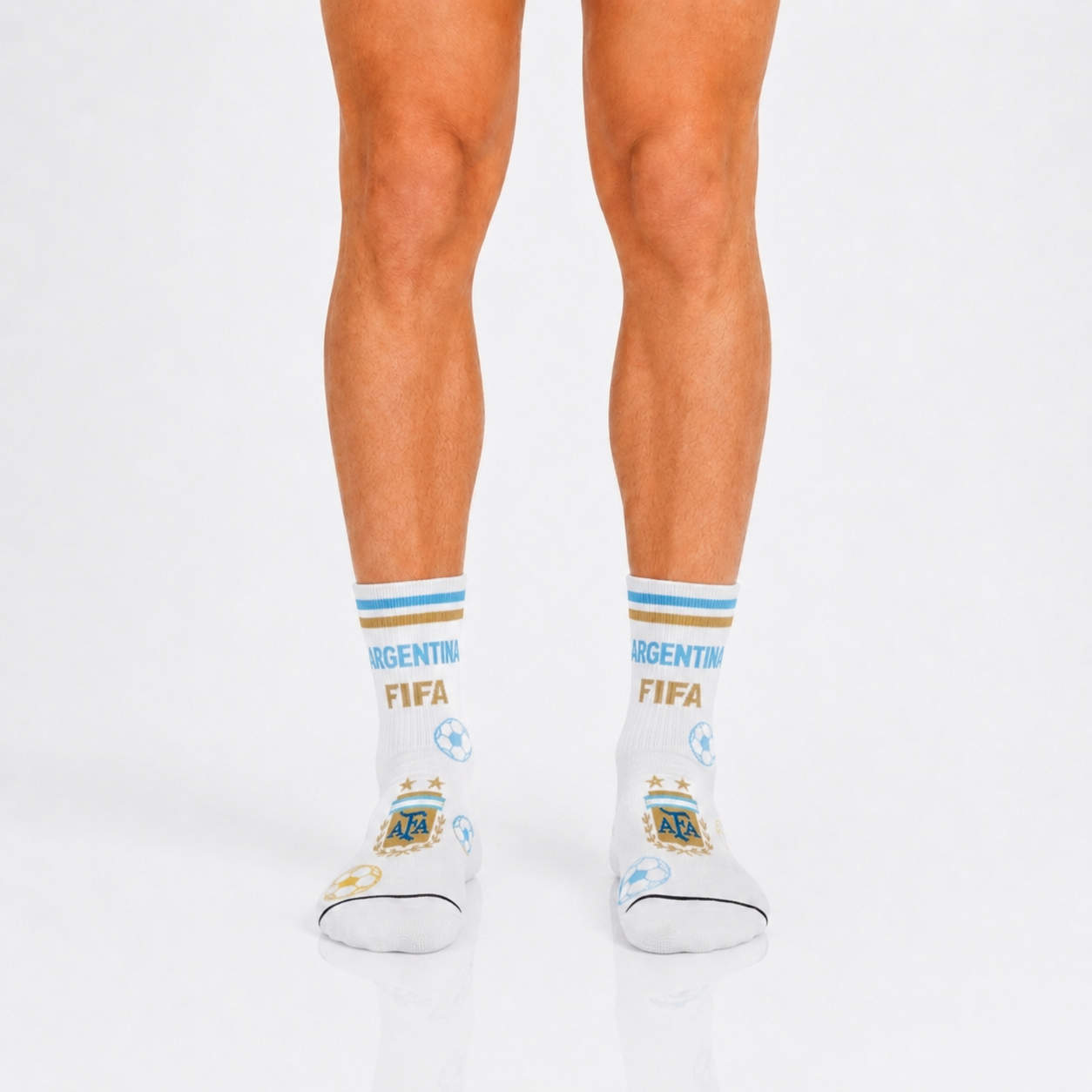Unisex FIFA 2026 Argentina Soccer Fan Sports Themed SocksUnisex FIFA 2026 Argentina Soccer Fan Sports Themed Socks - Image 3