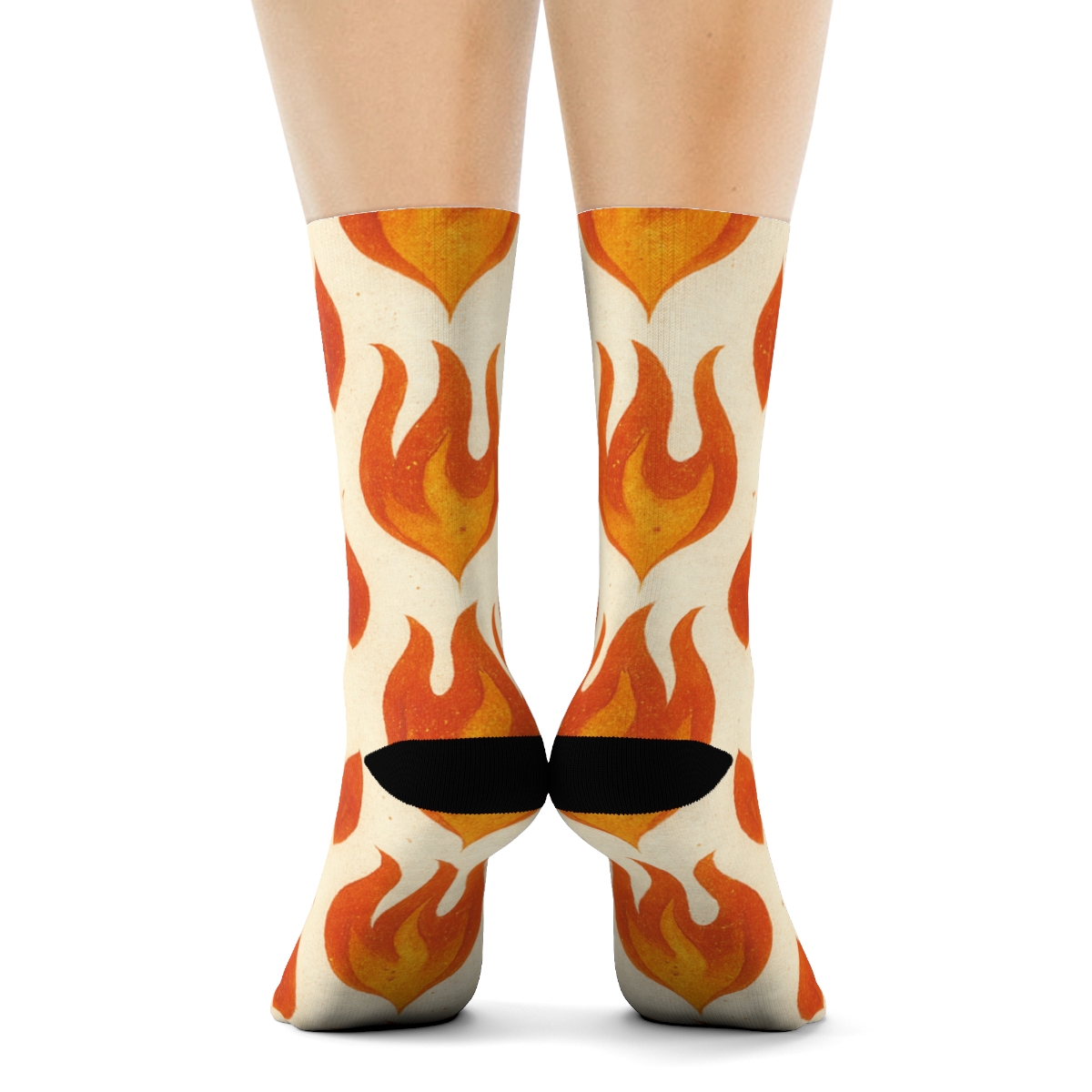 Tongue Progression Tessellation custom crew socks