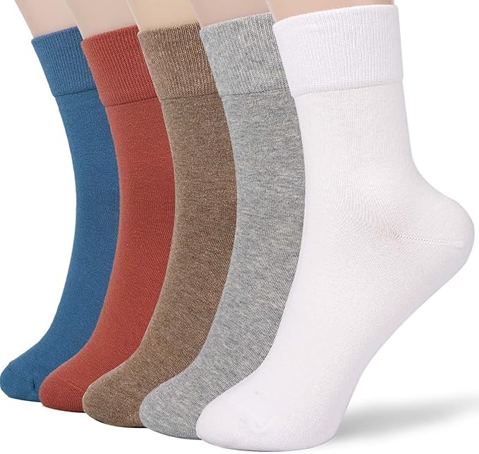 5 Of Pairs Thin Soft Cozy Socks5 Pair Of Thin Soft Cozy Socks - Image 10