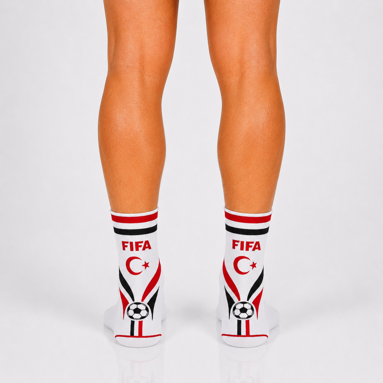 Unisex FIFA 2026 Turkey Soccer Fan Sports Themed SocksUnisex FIFA 2026 Turkey Soccer Fan Sports Themed Socks - Image 4