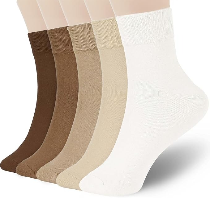 5 Of Pairs Thin Soft Cozy Socks