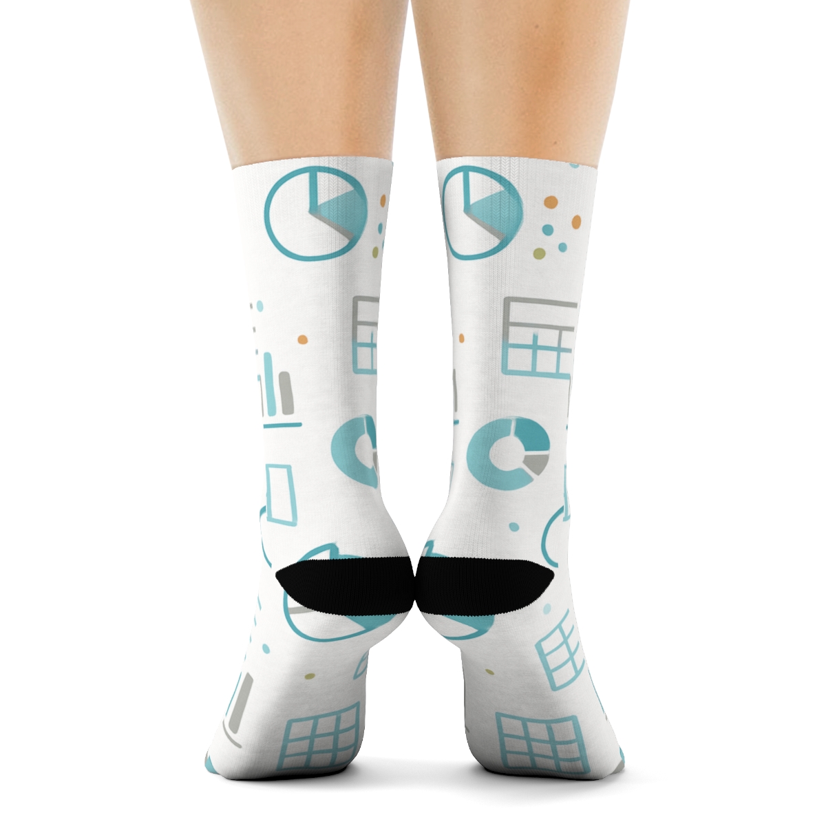 Nebula Chart Tapestry For Data Analyst Professionals designer printed crew socks