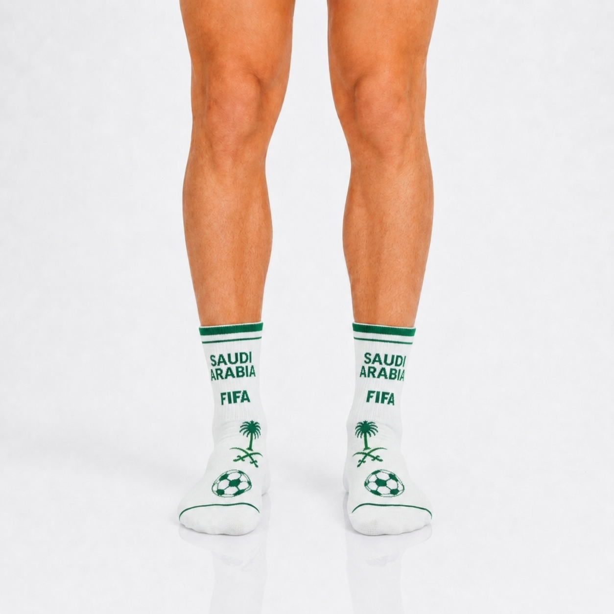 Unisex FIFA 2026 Saudi Arabia Soccer Fan Sports Themed SocksUnisex FIFA 2026 Saudi Arabia Soccer Fan Sports Themed Socks - Image 3
