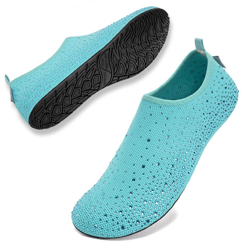 Diamond Knit Quick Dry Slip On Water Shoes For Women