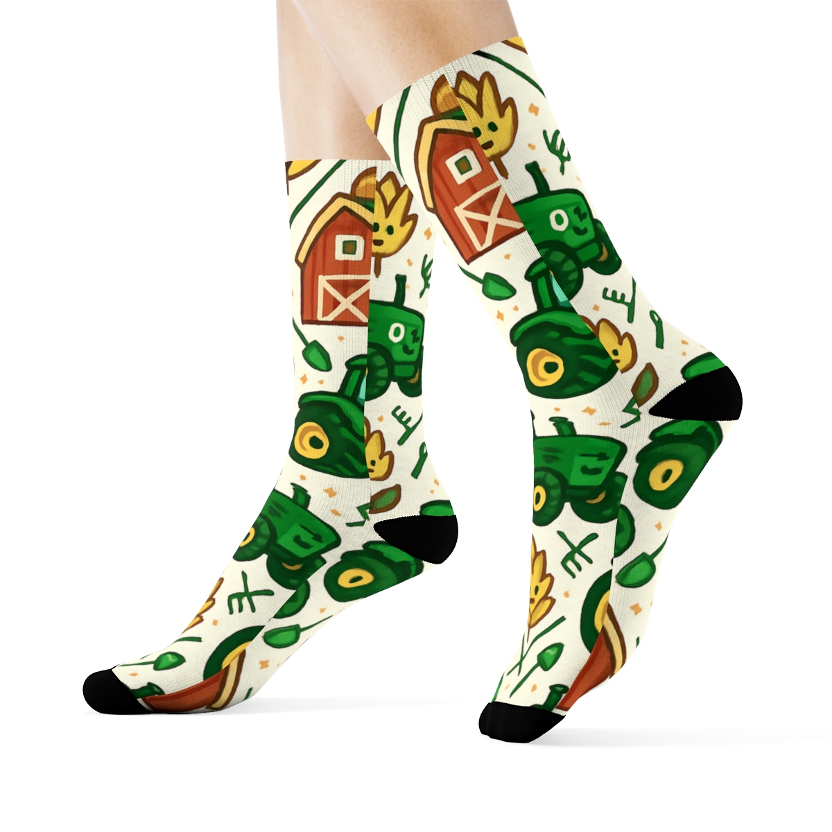 Tractor Parade Farmer Tilework premium sports crew socks