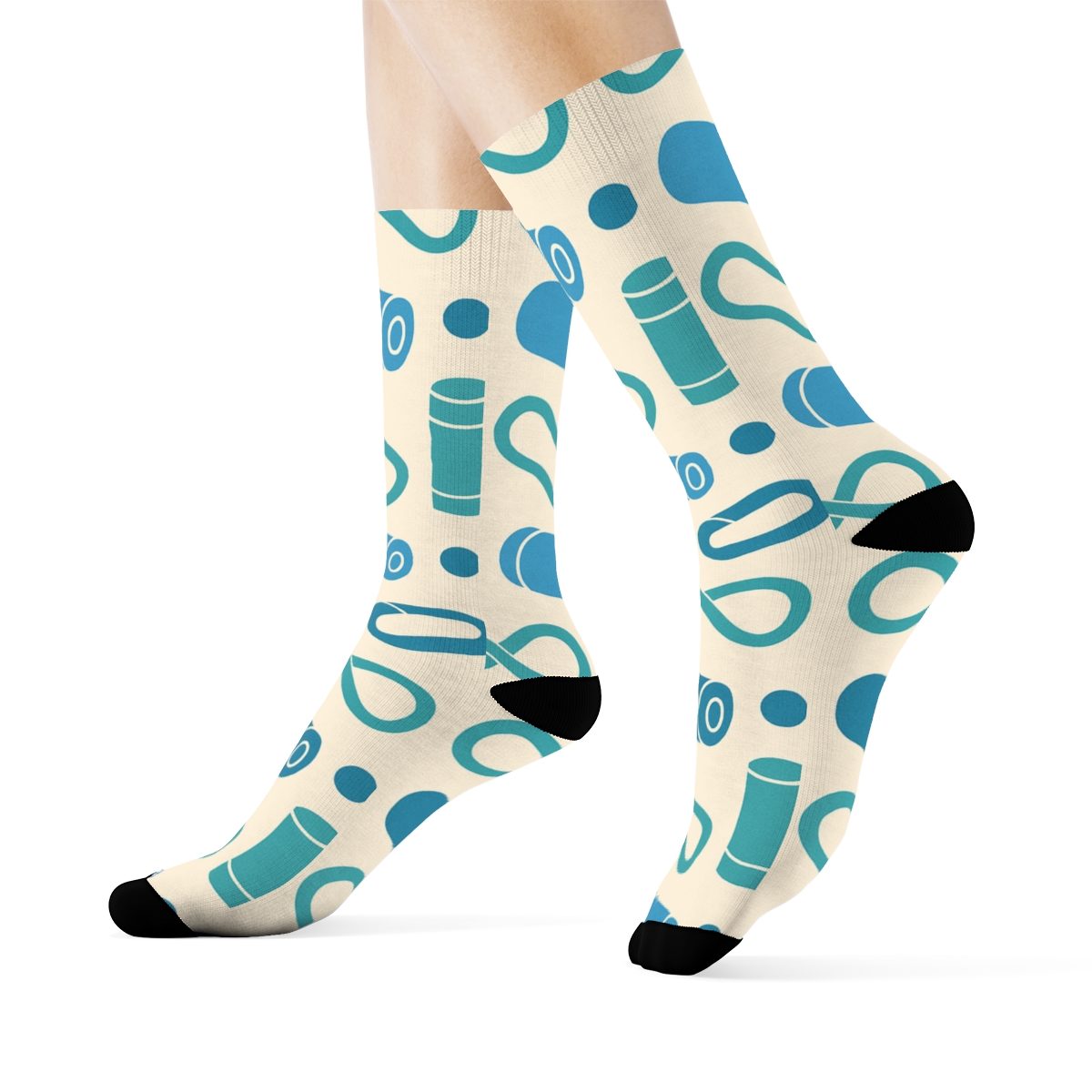 Therapy Blue Mobility Maze For A Physical Therapist comfortable cotton crew socks