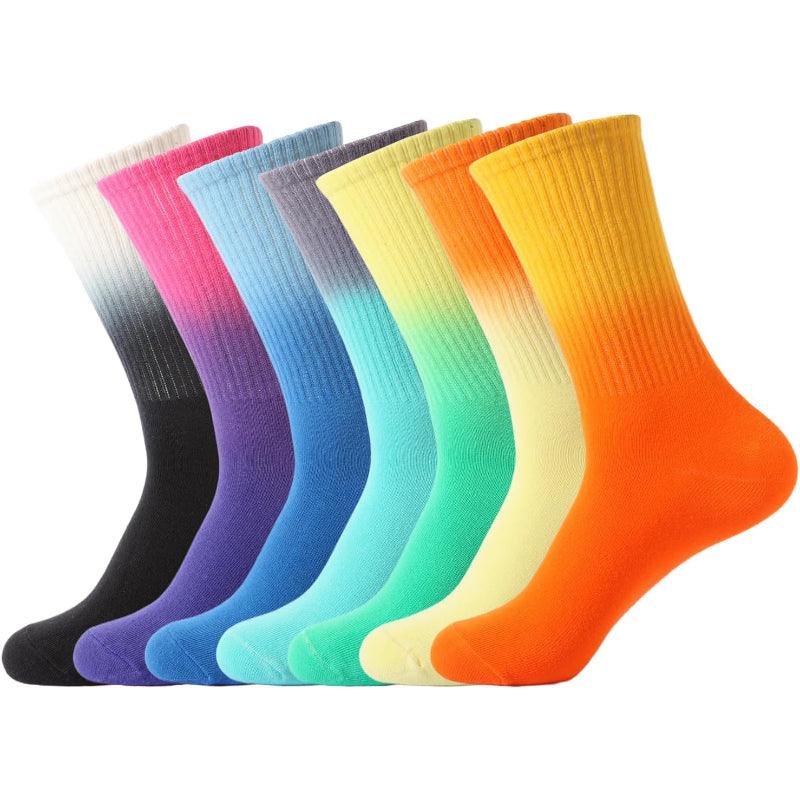 Tie Dye Crew Socks