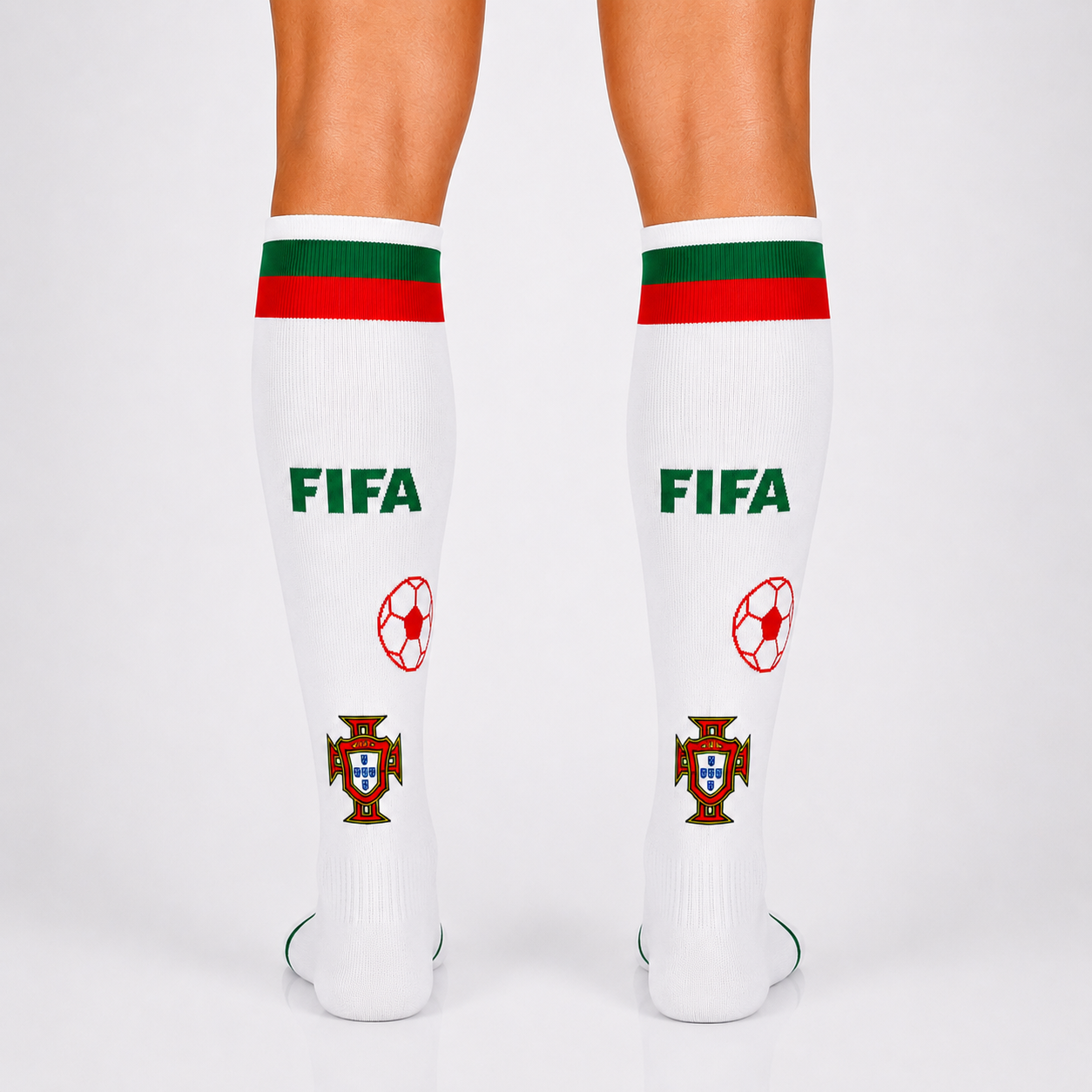 Unisex FIFA 2026 Portugal Soccer Fan Sports Themed Socks