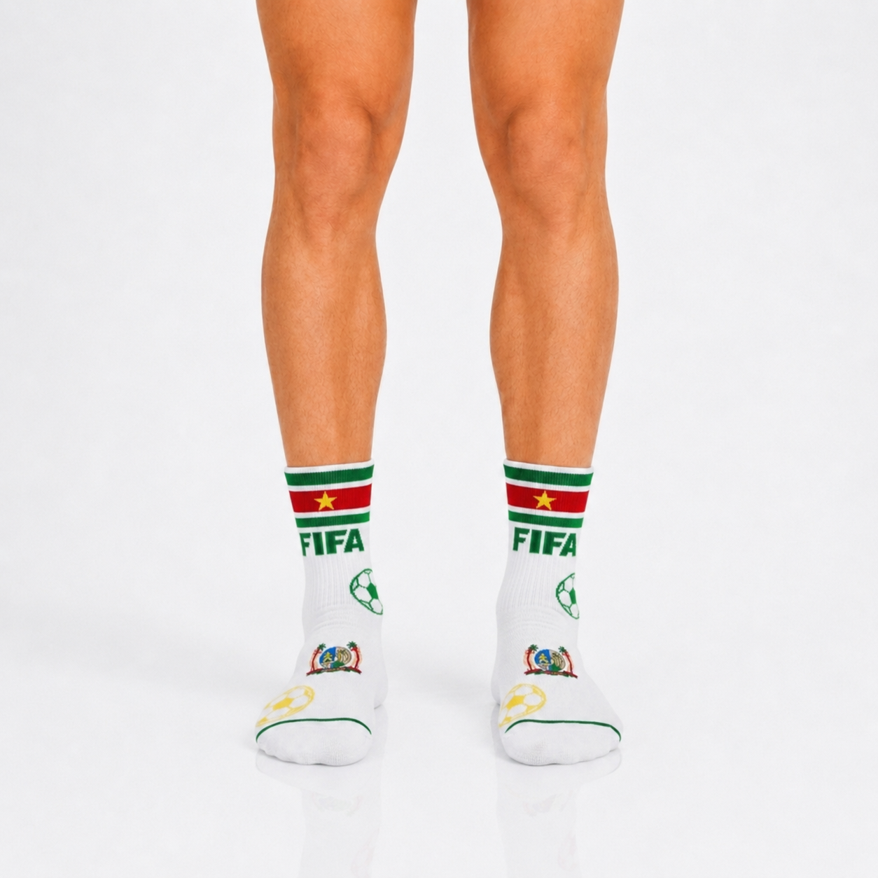 Unisex FIFA 2026 Suriname Soccer Fan Sports Themed SocksUnisex FIFA 2026 Suriname Soccer Fan Sports Themed Socks - Image 3