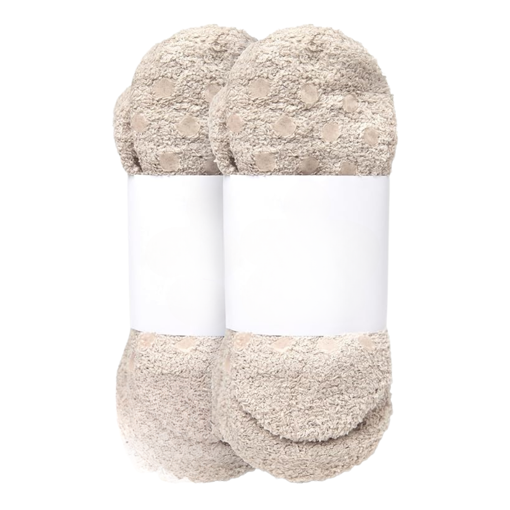 Textured Cloud Knit Crew Lounge SocksCozy Ultra Soft Cloud Knit Socks  - Image 17