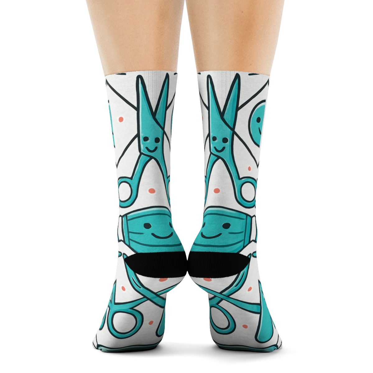 Tessellated Tool Parade For Surgeon Gifts personalized crew socks