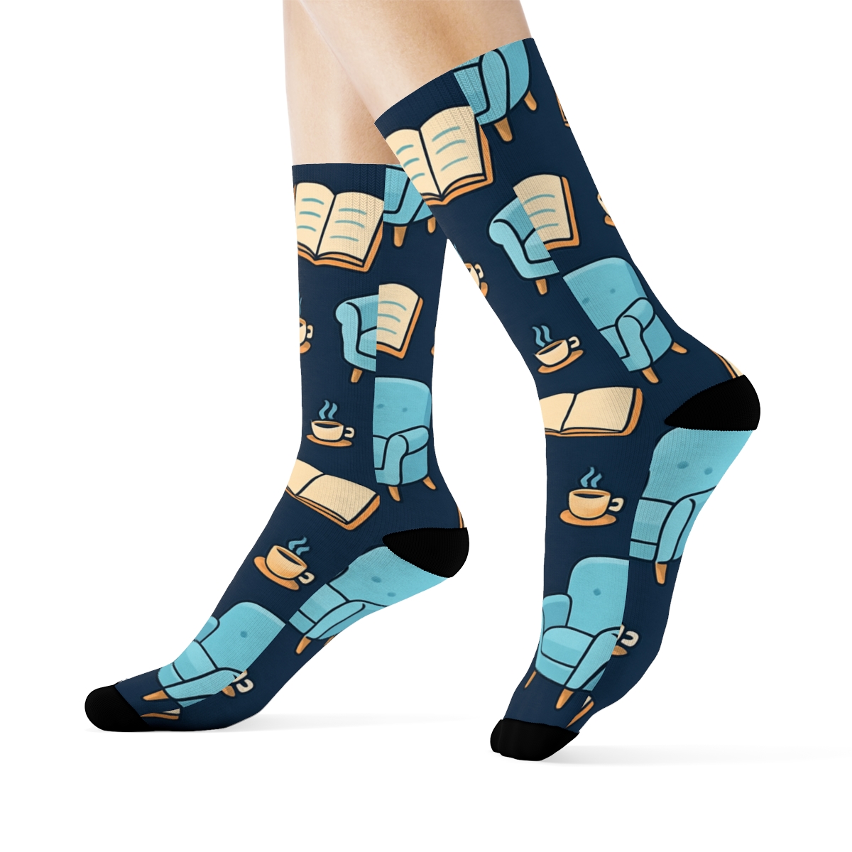 Psychologist Therapy Chair Tapestry comfortable cotton crew socks
