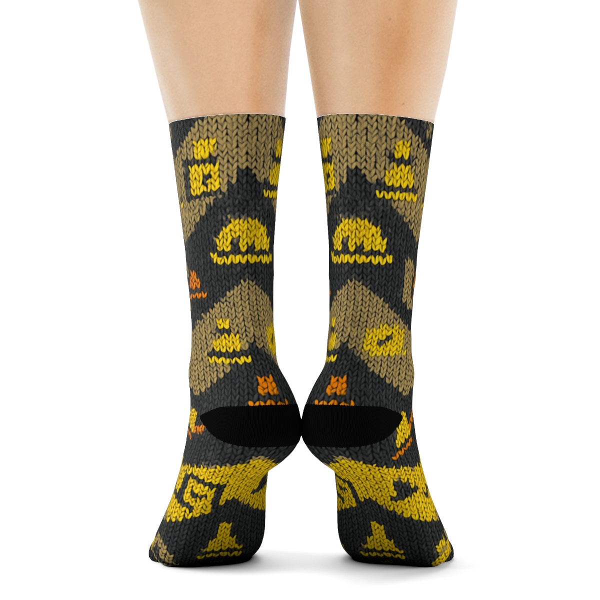 Hard Hat Chevron With Structural Rhythm Building Inspector Edition soft everyday crew socks