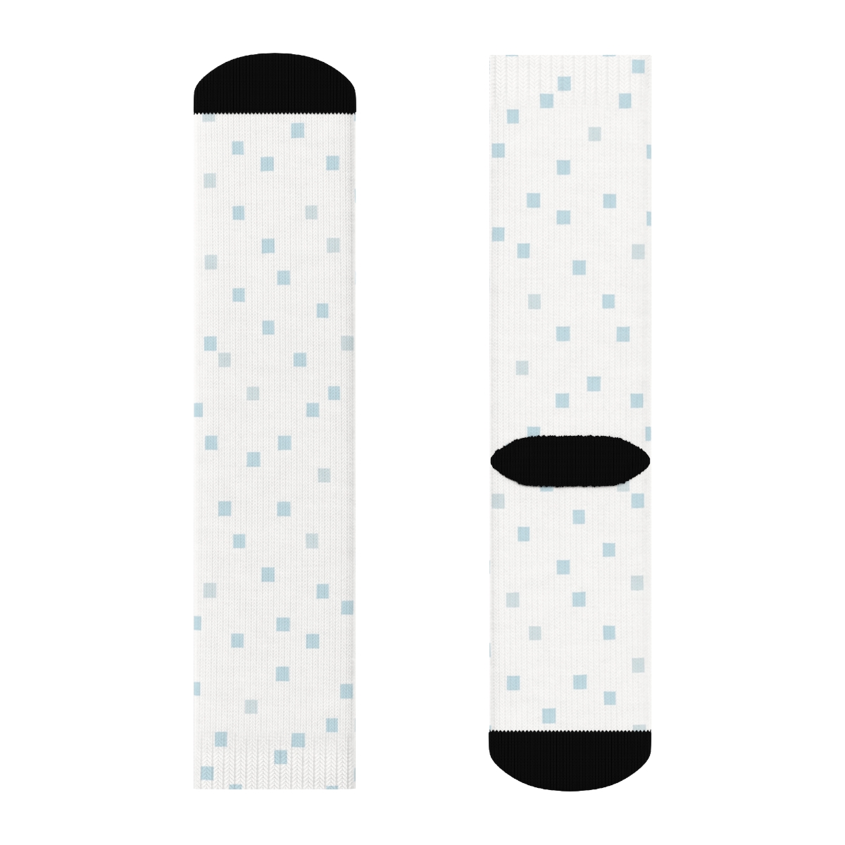 Nebula Pixel Drift unique graphic crew socksNebula Pixel Drift Crew Socks - Image 2