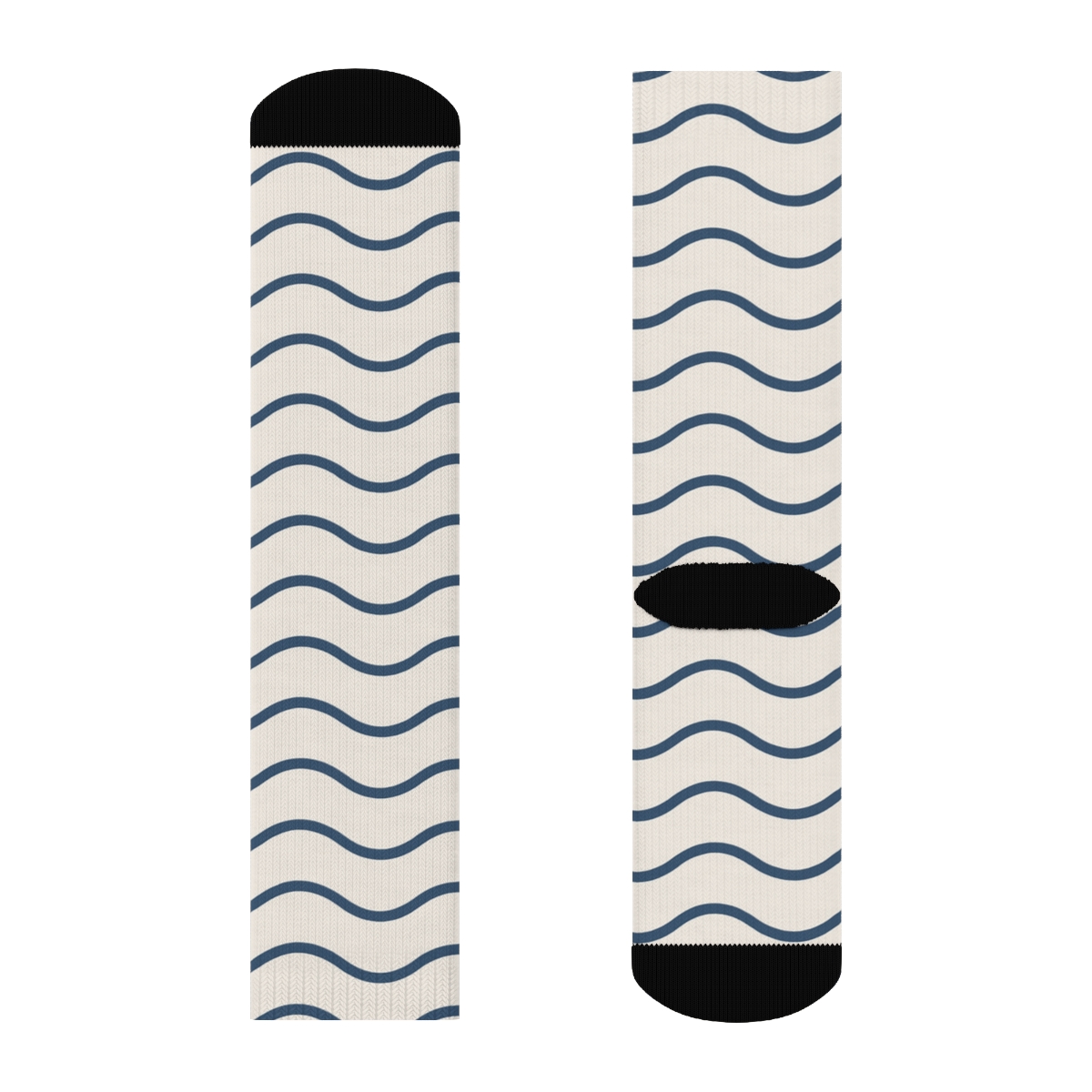 Quiet Wave Repeat premium sports crew socks
