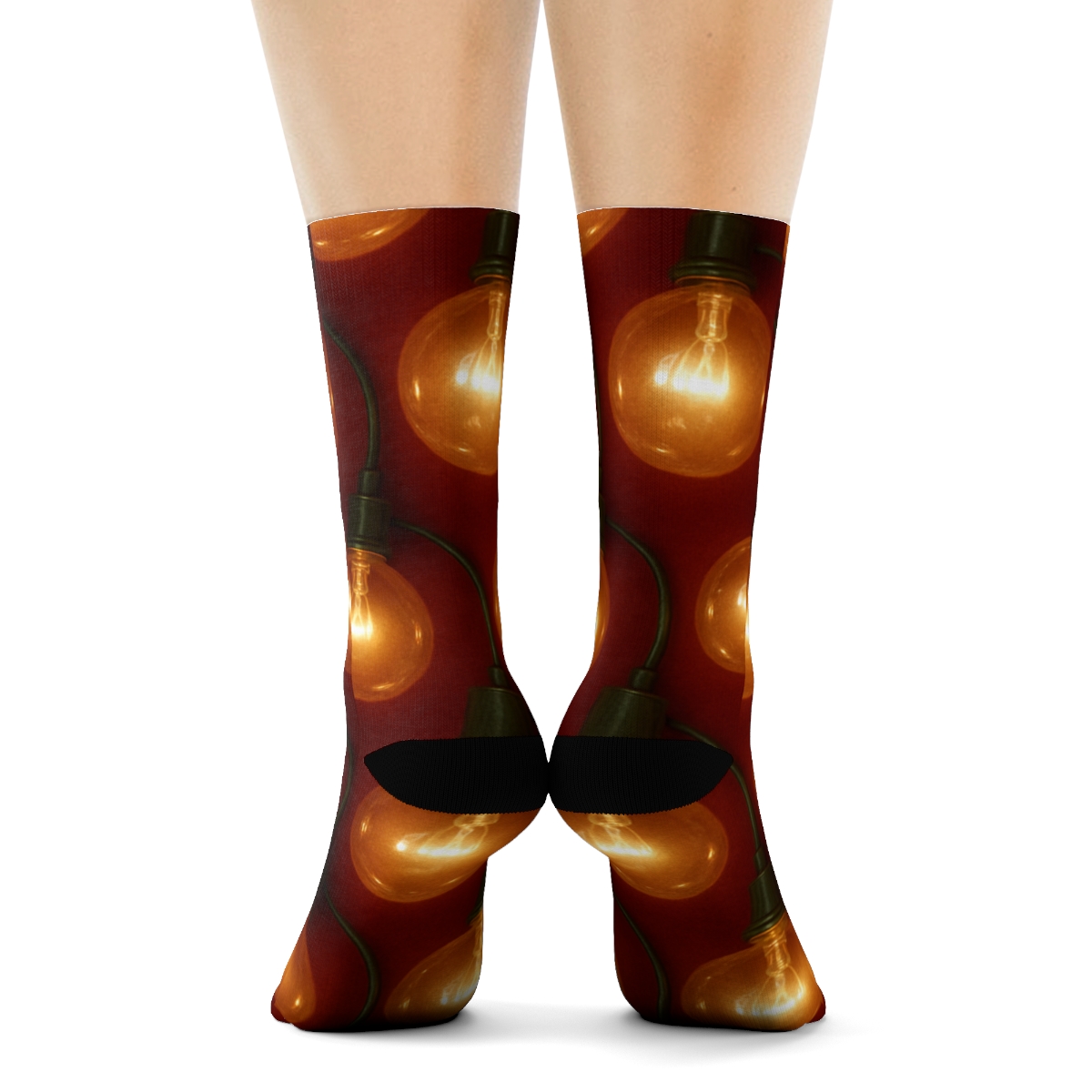 Golden Globe Halo Tessellation personalized crew socks