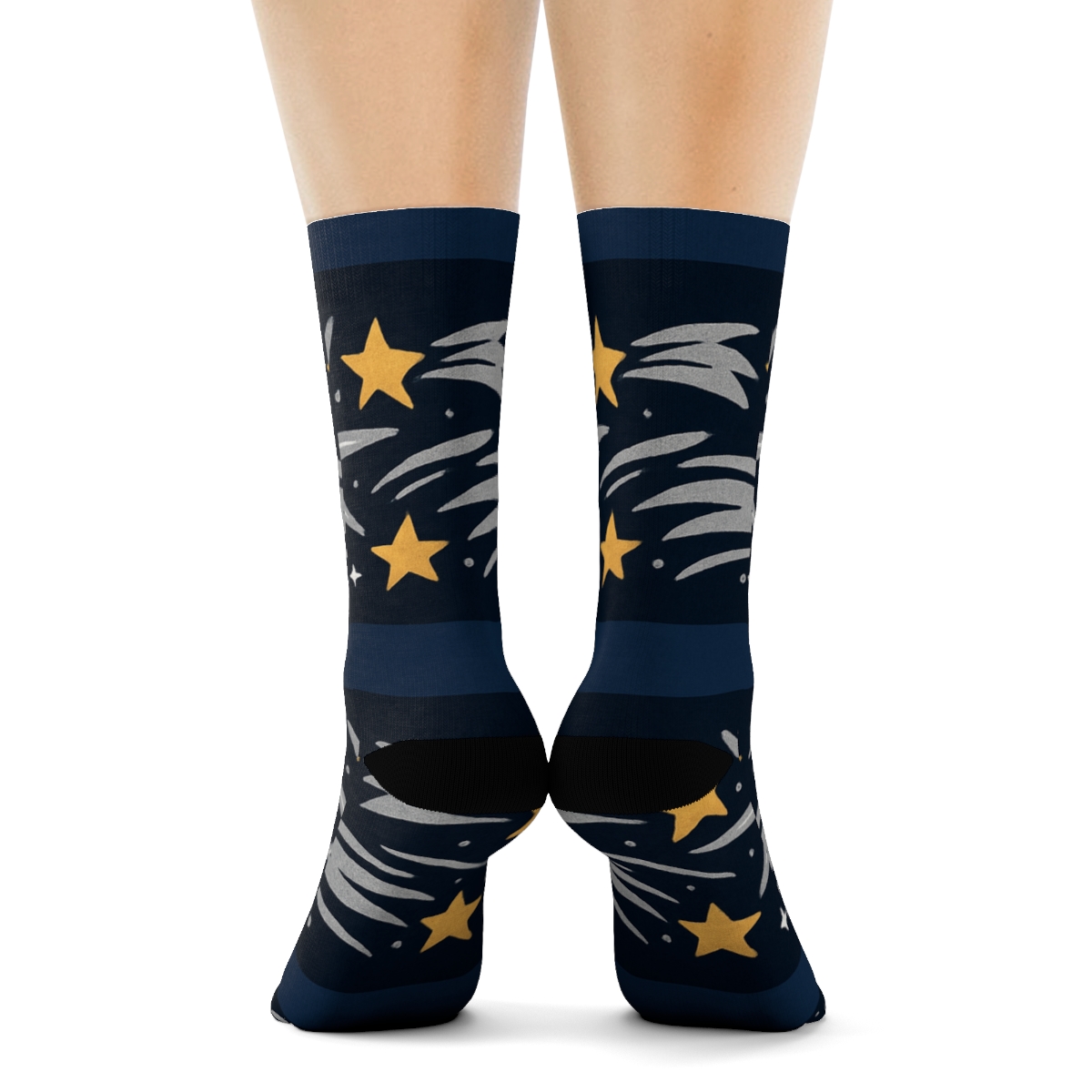 Guiding Star Of Bethlehem Band Garland soft everyday crew socks