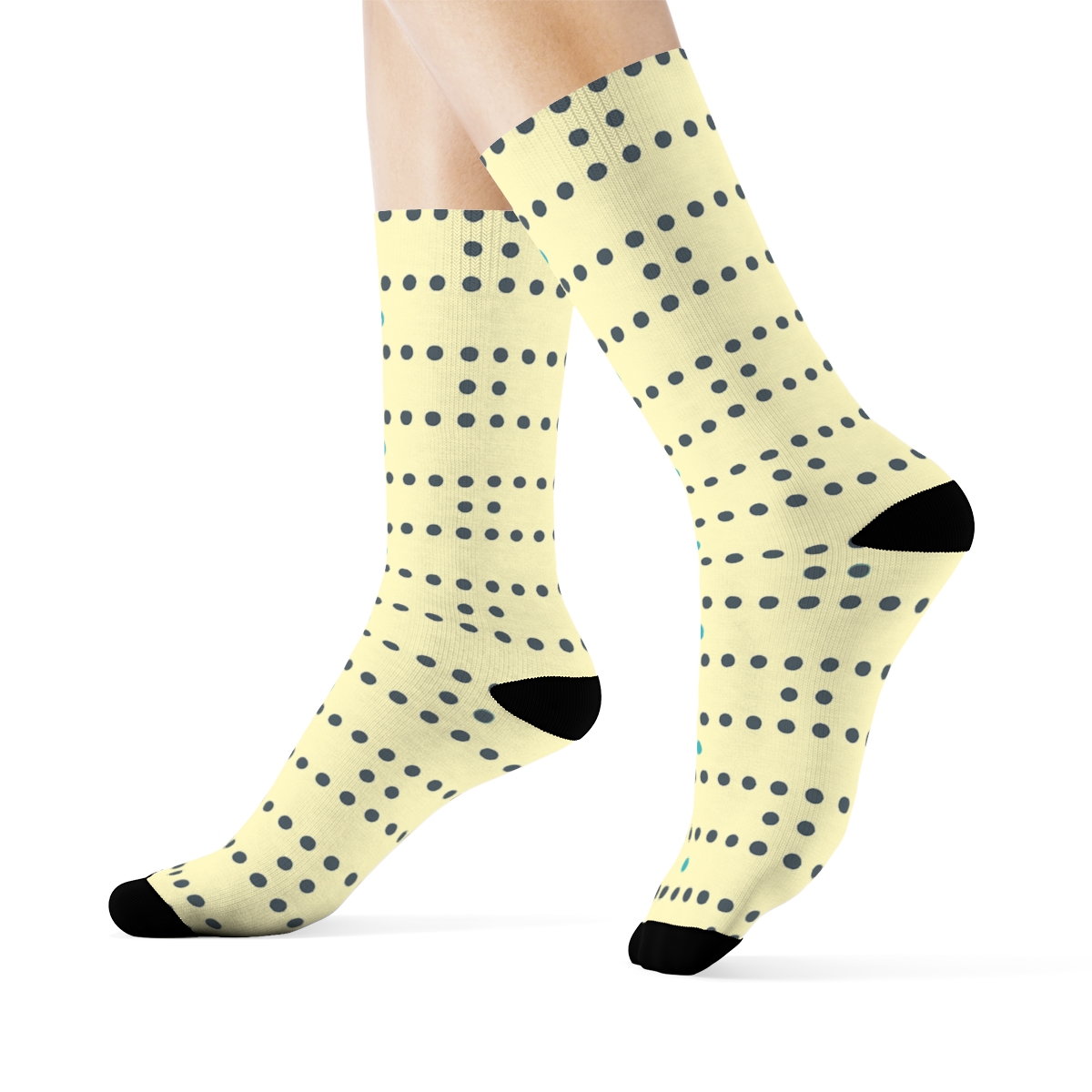 Mini Brick Dot Relay premium sports crew socks