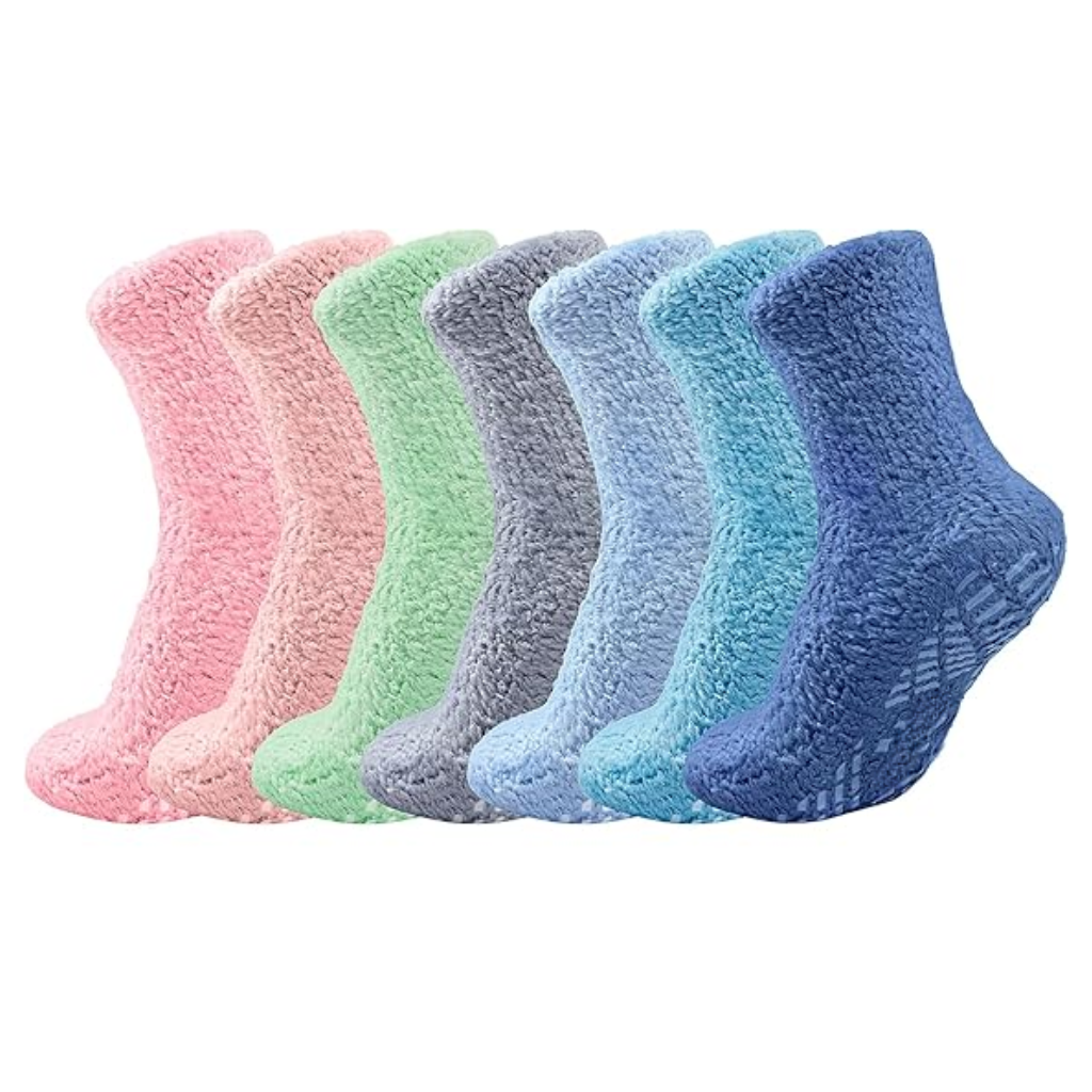 Knit Texture Blend Crew Pattern Socks