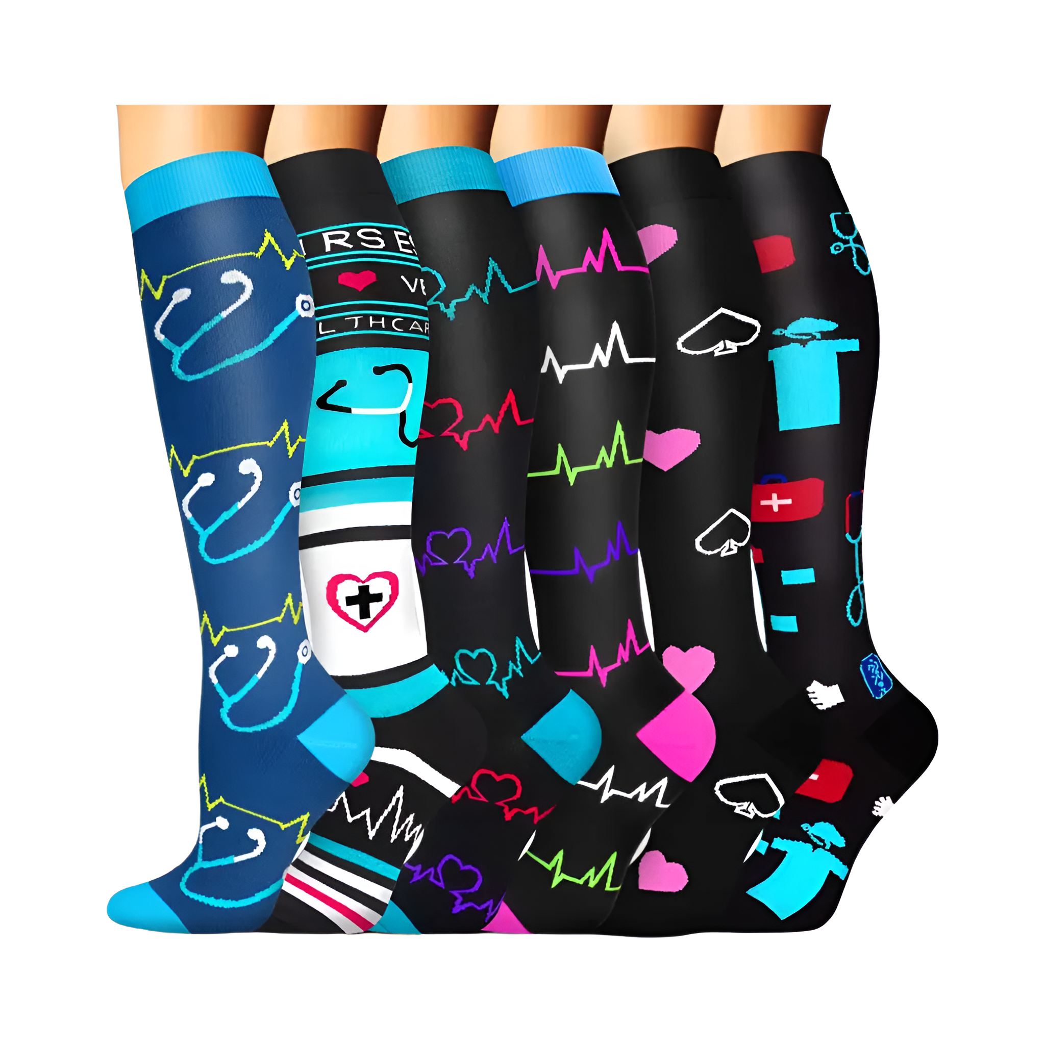 5 Pairs Of Comfortable Compression Socks For Hiking And Running