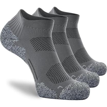 3 Pair Low Cut Arthritis Socks - Compression and Comfort