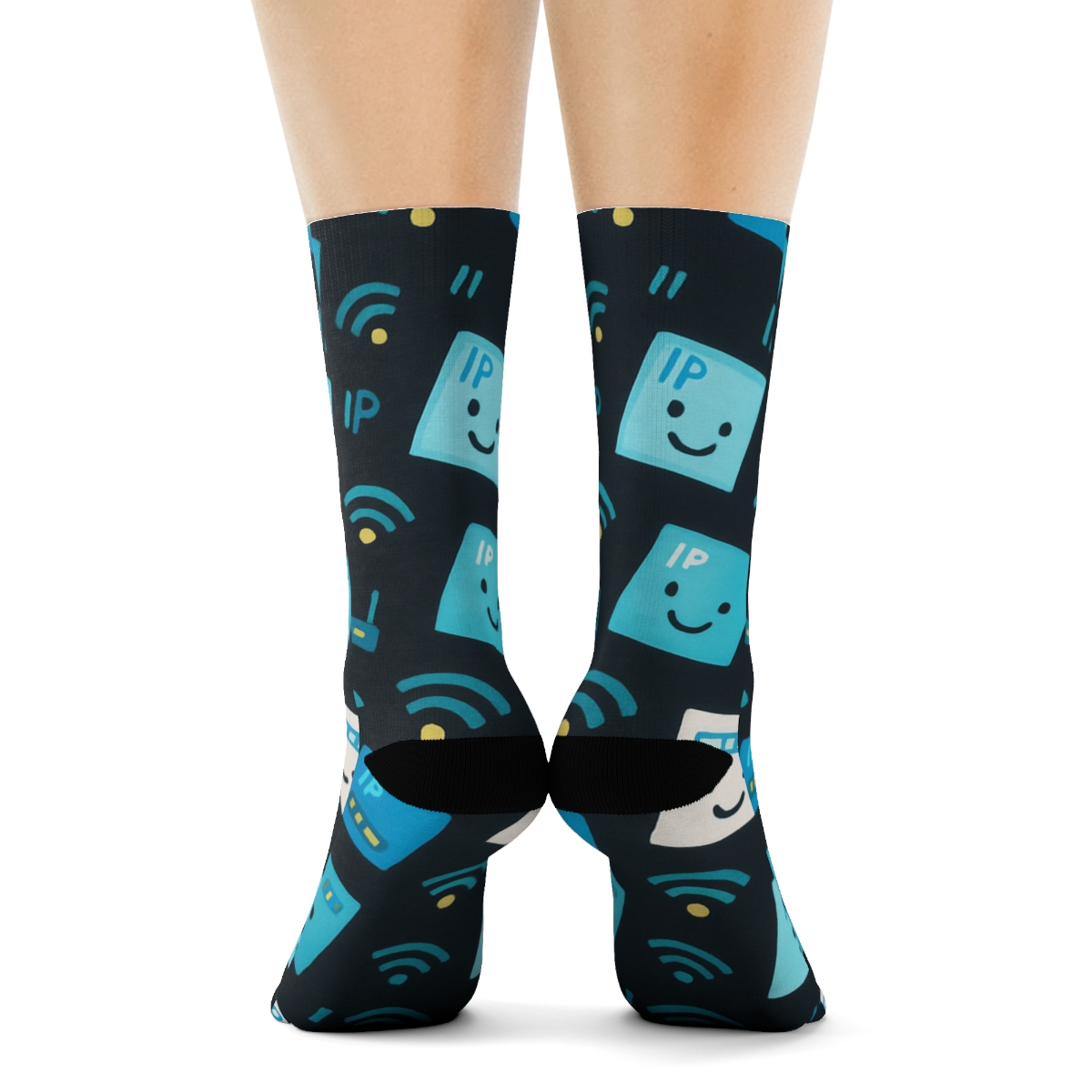 Packet Parade Pattern Network Administrator Edition premium sports crew socks