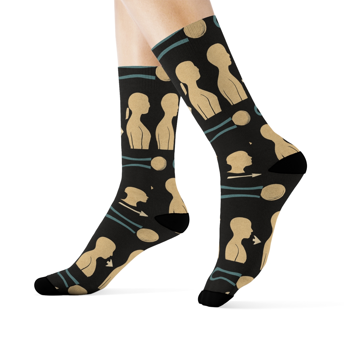 Postural Correction Bands For A Physical Therapist premium sports crew socks